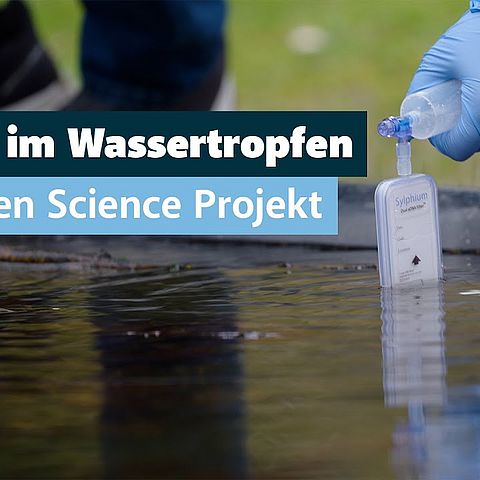Frosch im Wassertropfen, Citizen Science Projekt