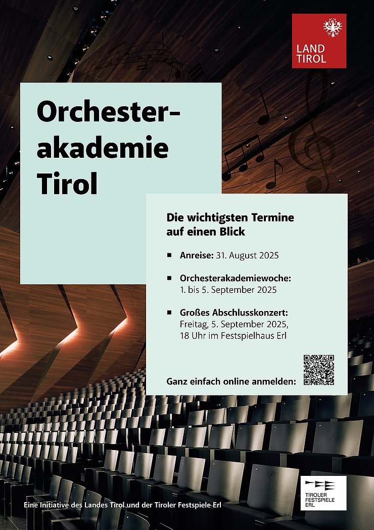 Ein Plakat für ein Orchester.
