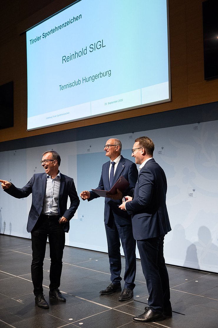 Verleihung Tiroler Sportehrenzeichen 28.09.2026 - Impressionen des Festaktes
