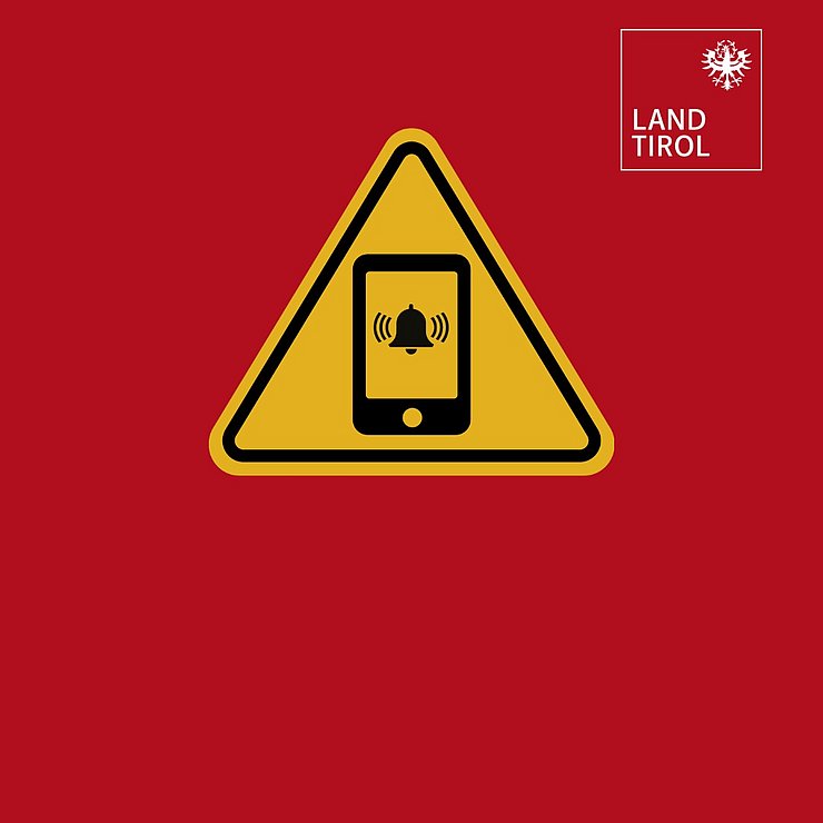 © Land Tirol Warnsymbol