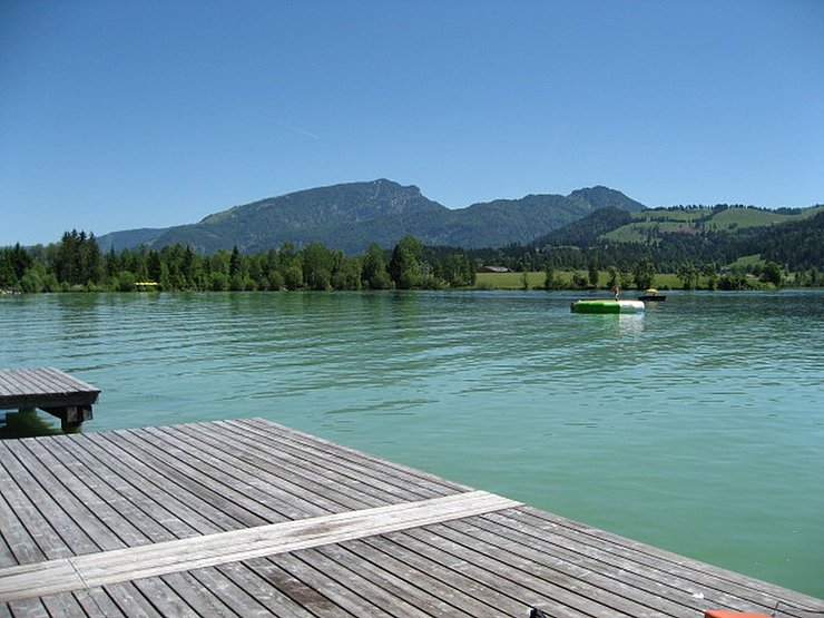 Badegewässer Walchsee, Uferpromenade