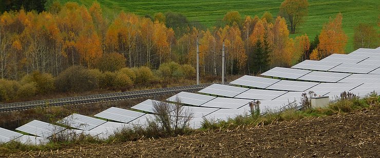 © DI Martin Schönherr Flächen-PV-Anlage am Neumarkter Sattel