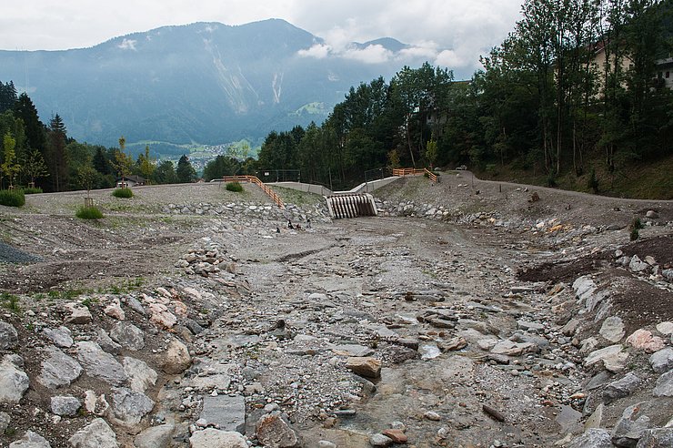 Geschieberückhaltebecken