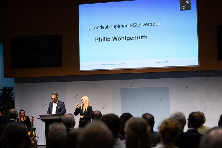 Verleihung Tiroler Sportehrenzeichen 28.09.2026 - Impressionen des Festaktes