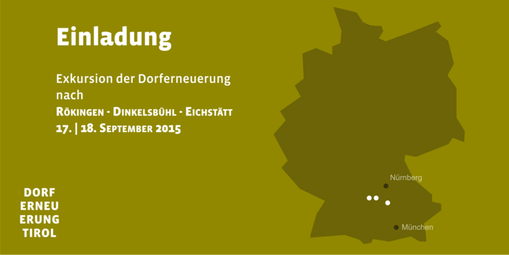 Einladung Exkursion nach Bayern