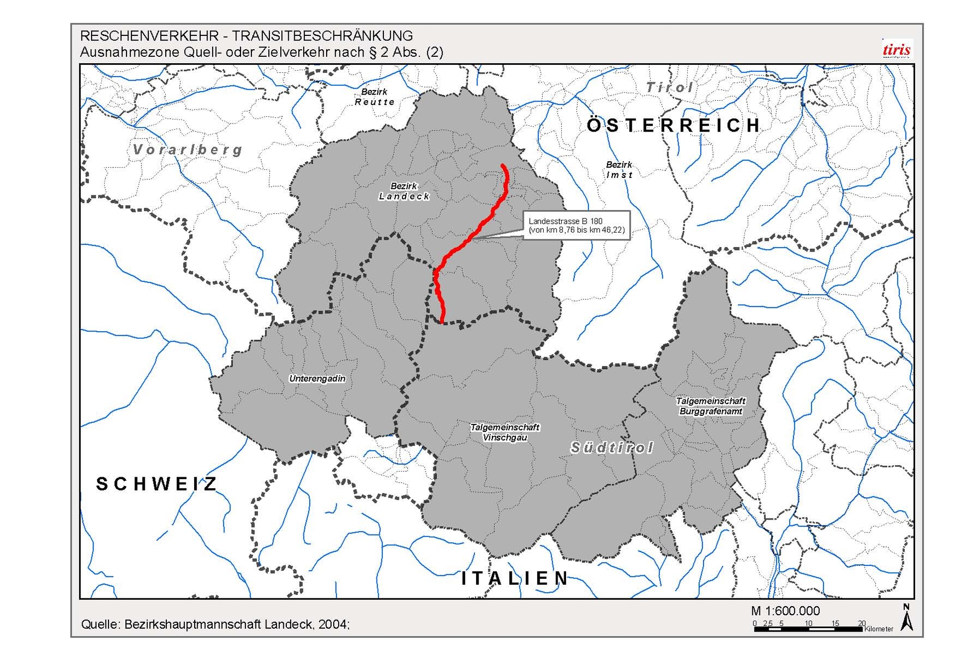 Reschenpass - Transitverkehr | Land Tirol