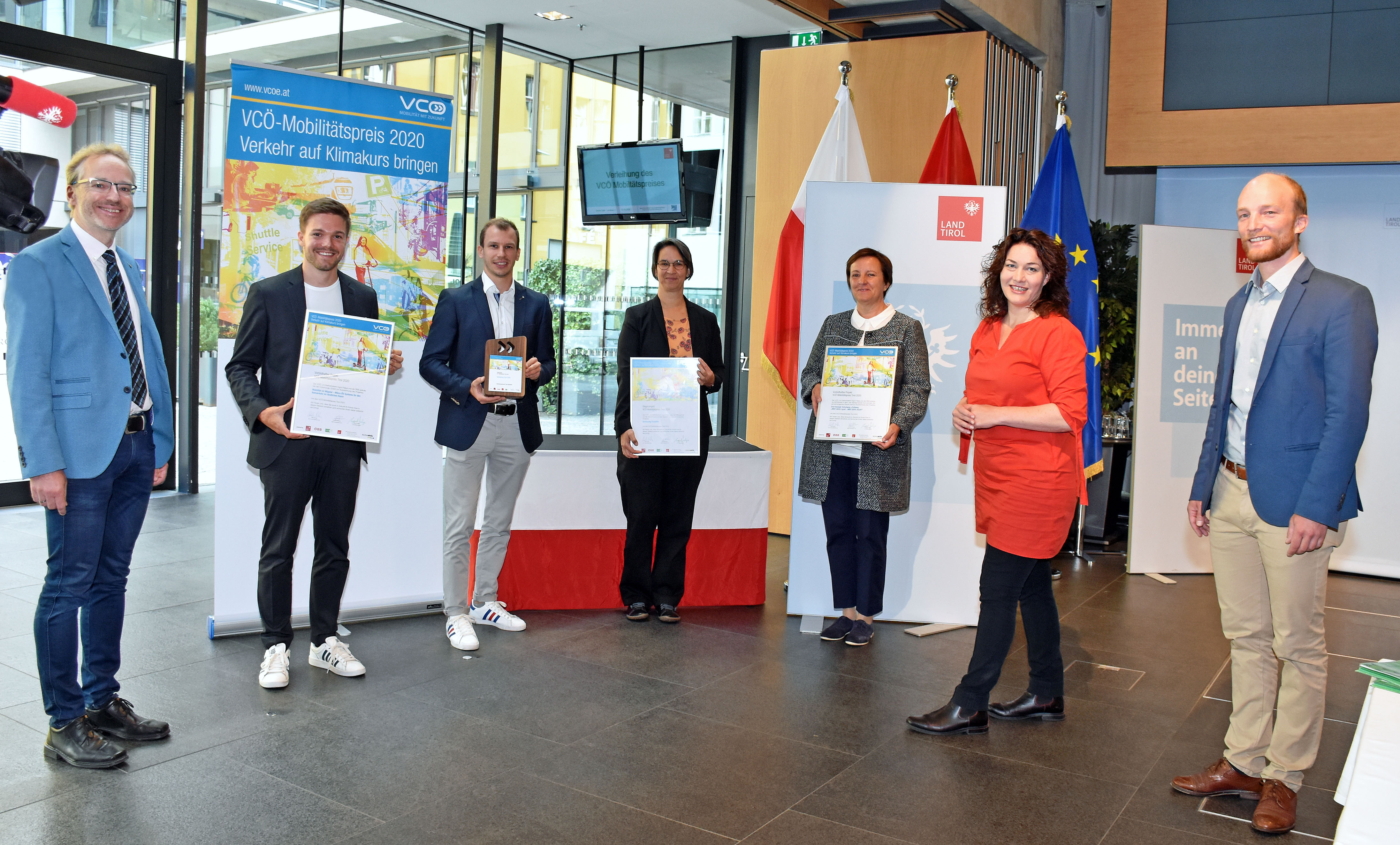 VCÖMobilitätspreis Tirol geht an „Carsharing Tirol 2050“ Land Tirol