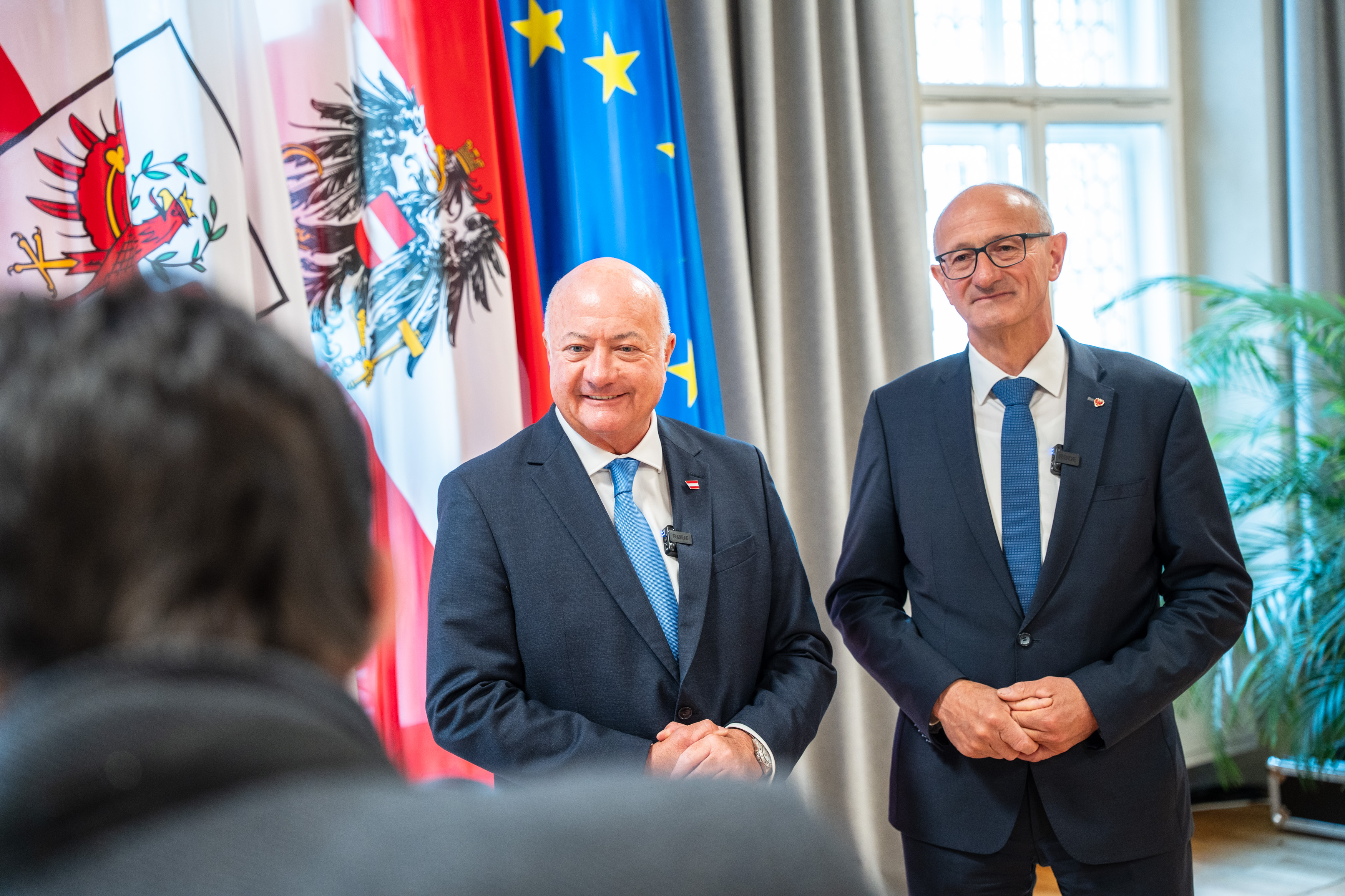 Tiroler Landesregierung im Austausch mit Bundeskanzler Stocker | Land Tirol