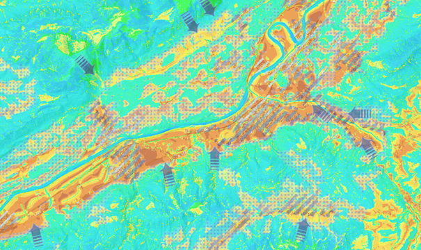 © Land Tirol Kartenausschnitt Inntal bei Wörgl