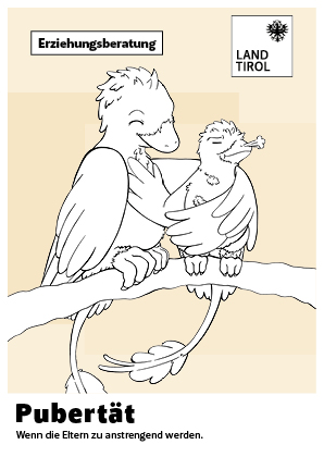 © Land Tirol Postkarte Erziehungsberatung - Pubertät